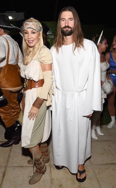Brandon Jenner, Linda Thompson, Casamigos Halloween party 2018